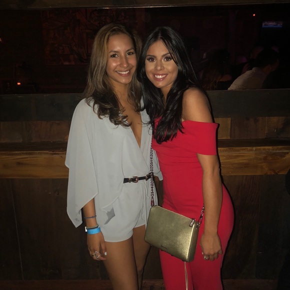 Red revolve jumpsuit - Picture 7 of 8